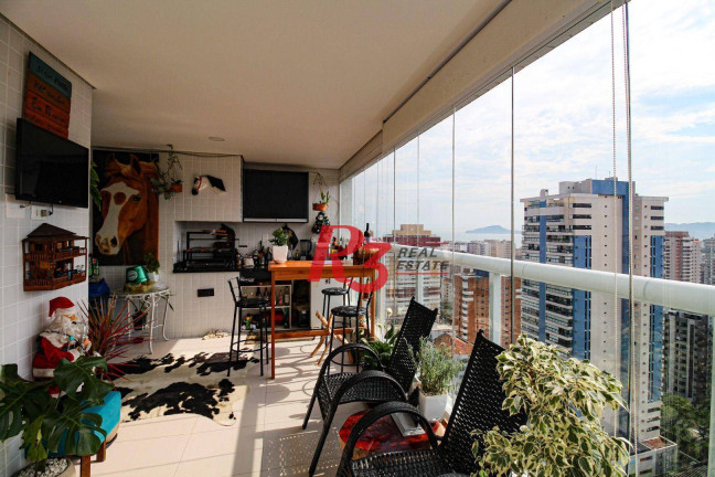 Imagem Apartamento com 3 Quartos à Venda, 134 m² em Gonzaga - Santos Imagem Apartamento com 3 Quartos à Venda, 134 m² em Gonzaga - Santos