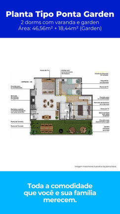 Imagem Apartamento com 2 Quartos à Venda,  em Jardim Monte Carlo - Indaiatuba