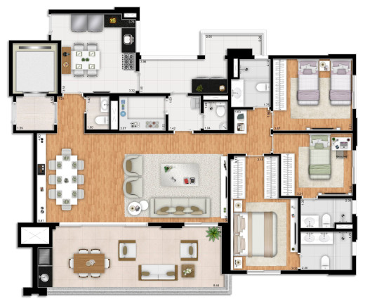 Imagem Apartamento com 3 Quartos à Venda, 165 m² em Vila Regente Feijó - São Paulo Imagem Apartamento com 3 Quartos à Venda, 165 m² em Vila Regente Feijó - São Paulo