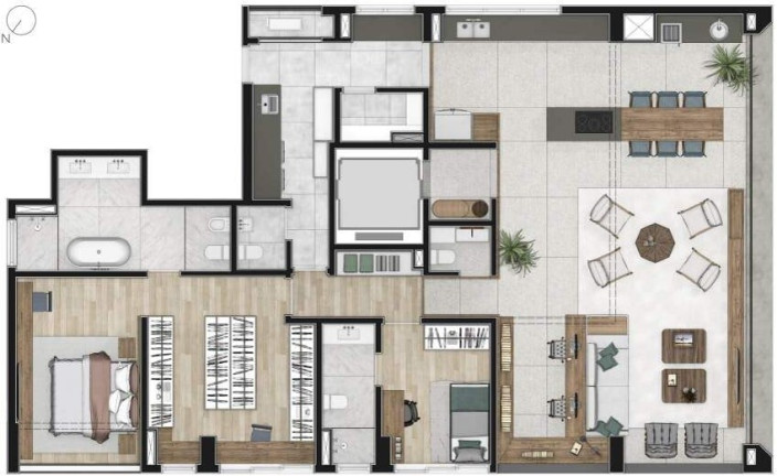 Imagem Apartamento com 4 Quartos à Venda, 244 m² em Pinheiros - São Paulo Imagem Apartamento com 4 Quartos à Venda, 244 m² em Pinheiros - São Paulo