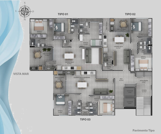 Imagem Apartamento com 3 Quartos à Venda, 110 m² em Centro - Balneário Piçarras Imagem Apartamento com 3 Quartos à Venda, 110 m² em Centro - Balneário Piçarras