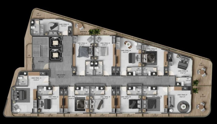 Imagem Apartamento com 1 Quarto à Venda, 32 m² em Jardim Oceania - João Pessoa Imagem Apartamento com 1 Quarto à Venda, 32 m² em Jardim Oceania - João Pessoa