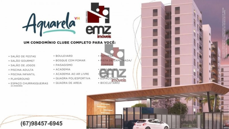 Imagem Apartamento com 2 Quartos à Venda, 53 m² em Vivendas Do Parque - Campo Grande