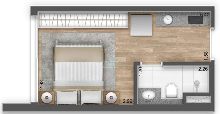 Imagem Studio com 1 Quarto à Venda, 17 m² em Vila Clementino - São Paulo Imagem Studio com 1 Quarto à Venda, 17 m² em Vila Clementino - São Paulo