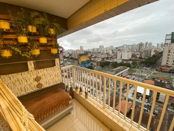 Imagem Apartamento com 3 Quartos à Venda, 96 m² em Encruzilhada - Santos