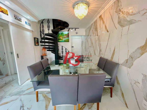 Imagem Cobertura com 3 Quartos à Venda, 223 m² em Boqueirão - Santos