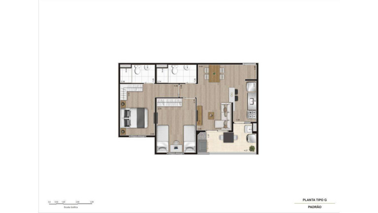 Imagem Apartamento com 2 Quartos à Venda, 47 m² em Vila Oceanopolis - Mongaguá