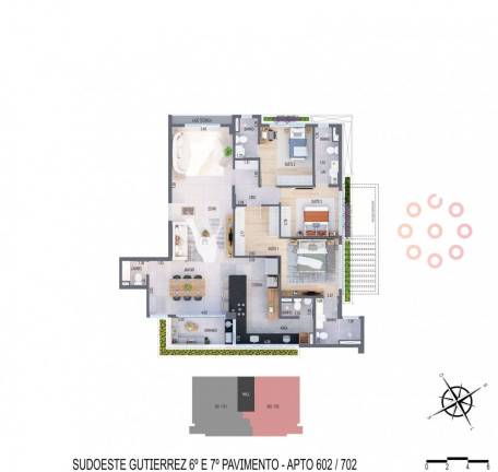 Imagem Apartamento com 4 Quartos à Venda, 99 m² em Gutierrez - Belo Horizonte