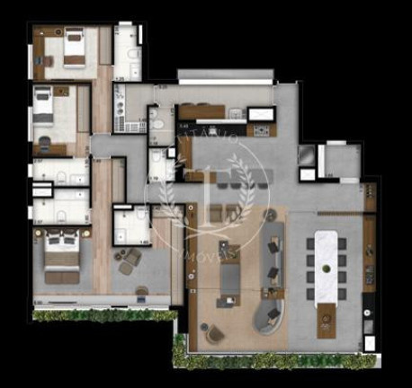 Imagem Cobertura com 4 Quartos à Venda, 201 m² em Brooklin Paulista - São Paulo Imagem Cobertura com 4 Quartos à Venda, 201 m² em Brooklin Paulista - São Paulo