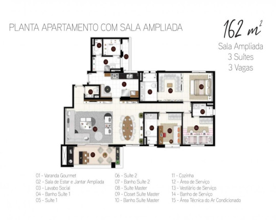 Imagem Imóvel com 4 Quartos à Venda, 162 m² em Aguas Norte - águas Claras Imagem Imóvel com 4 Quartos à Venda, 162 m² em Aguas Norte - águas Claras