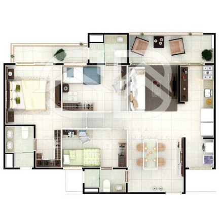 Imagem Apartamento com 3 Quartos à Venda, 91 m² em Parque Iracema - Fortaleza Imagem Apartamento com 3 Quartos à Venda, 91 m² em Parque Iracema - Fortaleza