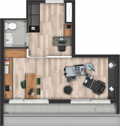 Imagem Studio com 1 Quarto à Venda, 25 m² em Vila Mariana - São Paulo Imagem Studio com 1 Quarto à Venda, 25 m² em Vila Mariana - São Paulo