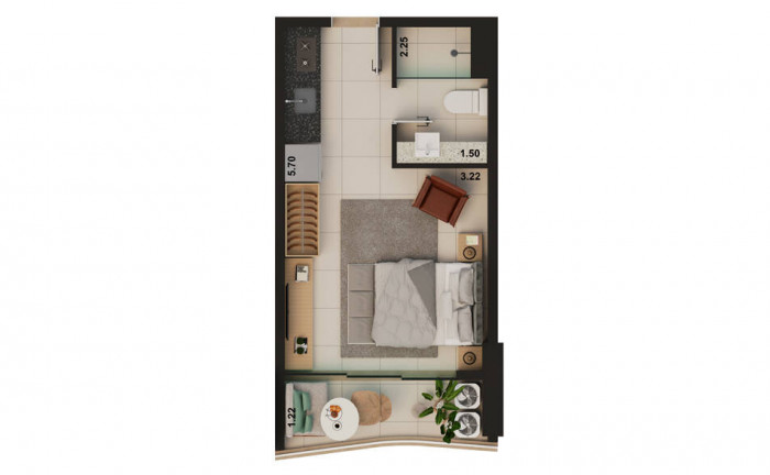 Imagem Apartamento com 1 Quarto à Venda, 26 m² em Meireles - Fortaleza Imagem Apartamento com 1 Quarto à Venda, 26 m² em Meireles - Fortaleza