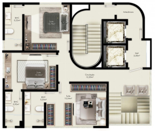 Imagem Imóvel com 3 Quartos à Venda, 125 m² em Centro - Balneário Camboriú Imagem Imóvel com 3 Quartos à Venda, 125 m² em Centro - Balneário Camboriú
