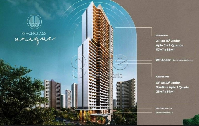 Imagem Apartamento com 2 Quartos à Venda, 67 m² em Meireles - Fortaleza