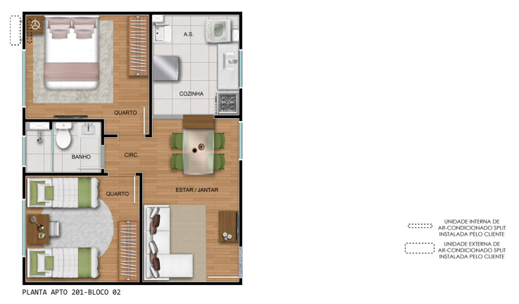 Imagem Apartamento com 2 Quartos à Venda, 43 m² em Caguassu - Sorocaba Imagem Apartamento com 2 Quartos à Venda, 43 m² em Caguassu - Sorocaba