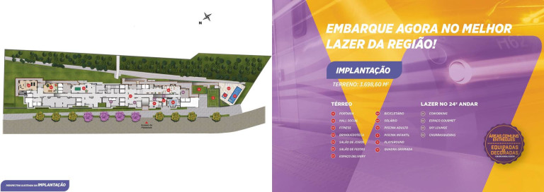 Apartamento com 2 Quartos à Venda, 37 m² em Jardim Mirante - São Paulo