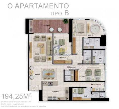 Imagem Apartamento com 3 Quartos à Venda, 2 m² em Altiplano Cabo Branco - João Pessoa Imagem Apartamento com 3 Quartos à Venda, 2 m² em Altiplano Cabo Branco - João Pessoa