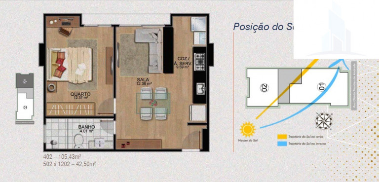 Imagem Imóvel com 1 Quarto à Venda, 42 m² em Centro - Guarapari