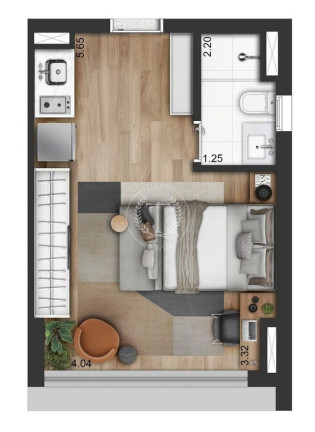 Imagem Apartamento com 1 Quarto à Venda, 26 m² em Vila Clementino - São Paulo Imagem Apartamento com 1 Quarto à Venda, 26 m² em Vila Clementino - São Paulo