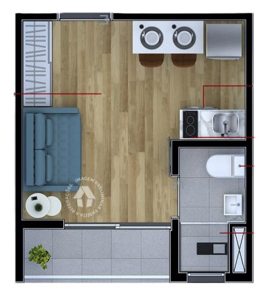 Imagem Imóvel com 1 Quarto à Venda, 17 m² em Penha De França - São Paulo Imagem Imóvel com 1 Quarto à Venda, 17 m² em Penha De França - São Paulo