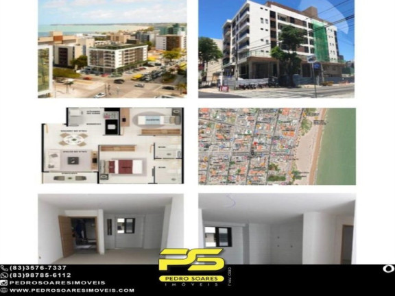 Apartamento com 2 Quartos à Venda, 50 m² em Cabo Branco - João Pessoa