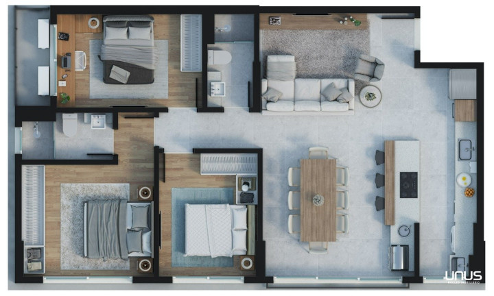 Imagem Apartamento com 3 Quartos à Venda, 115 m² em Estreito - Florianópolis