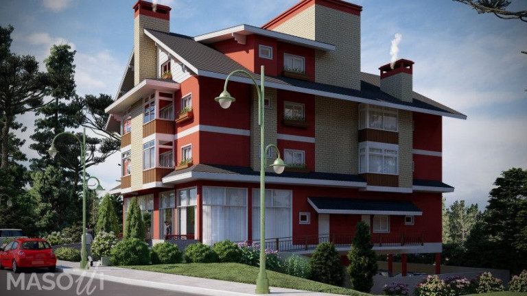 Apartamento com 2 Quartos à Venda, 4.964 m² em Avenida Central - Gramado