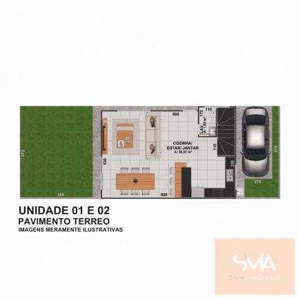 Imagem Casa com 3 Quartos à Venda, 116 m² em Bairro Alto - Curitiba Imagem Casa com 3 Quartos à Venda, 116 m² em Bairro Alto - Curitiba