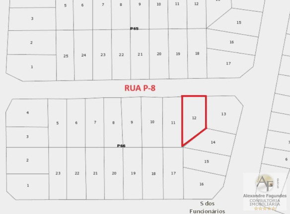 Imagem Terreno à Venda, 341 m² em Setor Dos Funcionários - Goiânia Imagem Terreno à Venda, 341 m² em Setor Dos Funcionários - Goiânia