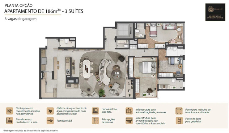 Imagem Apartamento com 3 Quartos à Venda, 142 m² em Parque Global - São Paulo Imagem Apartamento com 3 Quartos à Venda, 142 m² em Parque Global - São Paulo