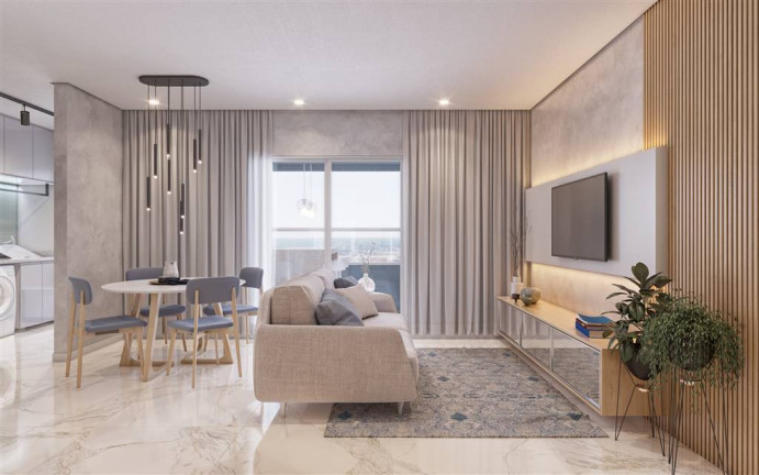 Imagem Apartamento com 2 Quartos à Venda, 77 m² em Guilhermina - Praia Grande