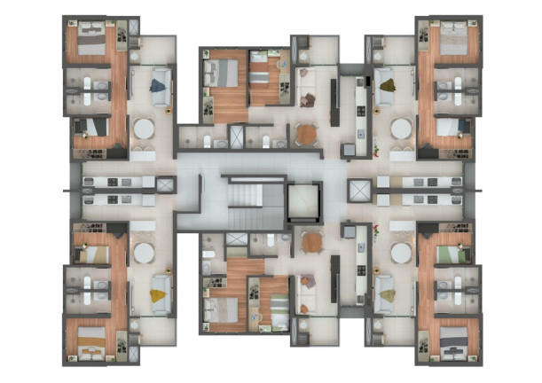 Imagem Apartamento com 2 Quartos à Venda, 55 m² em Ecoville - Curitiba Imagem Apartamento com 2 Quartos à Venda, 55 m² em Ecoville - Curitiba