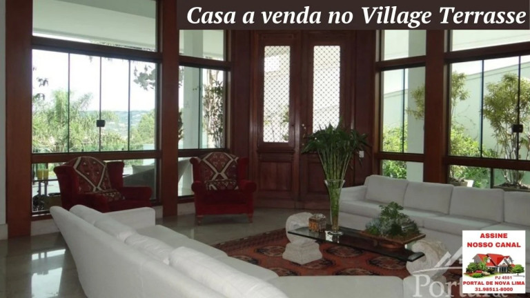 Imagem Casa com 4 Quartos à Venda,  em Village Terrasse - Nova Lima