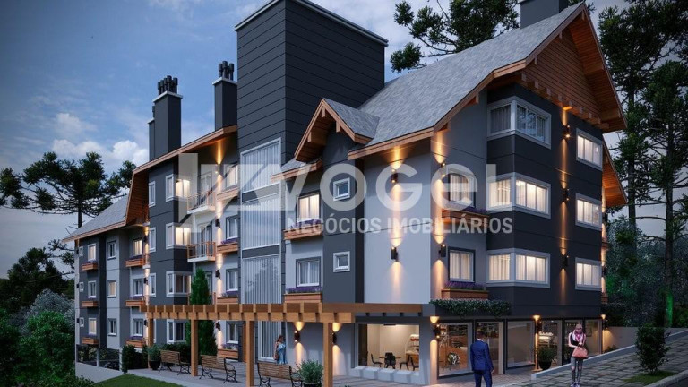 Imagem Apartamento com 1 Quarto à Venda, 38 m² em Moura - Gramado Imagem Apartamento com 1 Quarto à Venda, 38 m² em Moura - Gramado