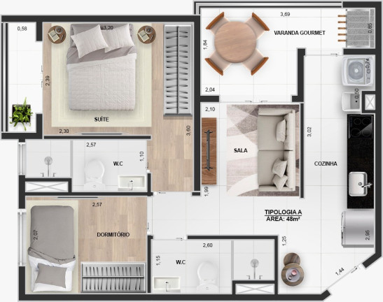 Imagem Apartamento com 2 Quartos à Venda, 91 m² em Vila Carrão - São Paulo Imagem Apartamento com 2 Quartos à Venda, 91 m² em Vila Carrão - São Paulo