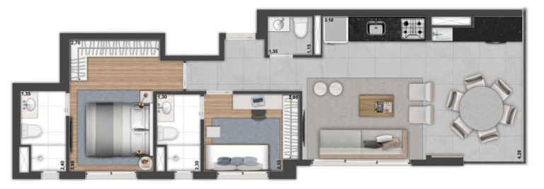 Imagem Apartamento com 2 Quartos à Venda, 64 m² em Jardim Paulista - São Paulo Imagem Apartamento com 2 Quartos à Venda, 64 m² em Jardim Paulista - São Paulo