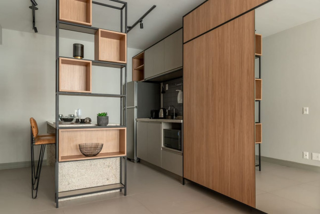Imagem Apartamento com 1 Quarto para Alugar, 47 m² em Campo Belo - São Paulo