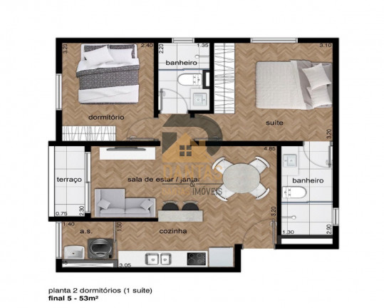 Imagem Imóvel com 2 Quartos à Venda, 60 m² em São Luiz - Itu Imagem Imóvel com 2 Quartos à Venda, 60 m² em São Luiz - Itu