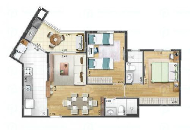 Imagem Apartamento com 2 Quartos à Venda, 66 m² em Santa Maria - São Caetano Do Sul Imagem Apartamento com 2 Quartos à Venda, 66 m² em Santa Maria - São Caetano Do Sul
