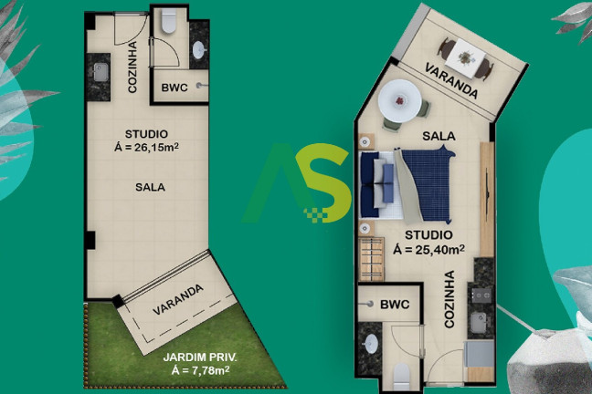 Imagem Flat com 1 Quarto à Venda, 50 m² em Praia Dos Carneiros - Tamandaré Imagem Flat com 1 Quarto à Venda, 50 m² em Praia Dos Carneiros - Tamandaré