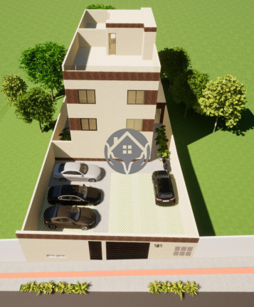 Imagem Apartamento com 3 Quartos à Venda, 58 m² em Parque Xangri-lá - Contagem Imagem Apartamento com 3 Quartos à Venda, 58 m² em Parque Xangri-lá - Contagem