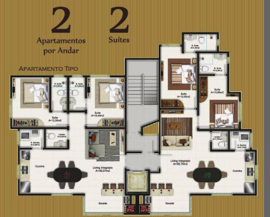 Imagem Apartamento com 2 Quartos à Venda, 83 m² em Perequê - Porto Belo Imagem Apartamento com 2 Quartos à Venda, 83 m² em Perequê - Porto Belo