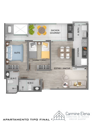 Imagem Apartamento com 2 Quartos à Venda, 70 m² em Itaguá - Ubatuba