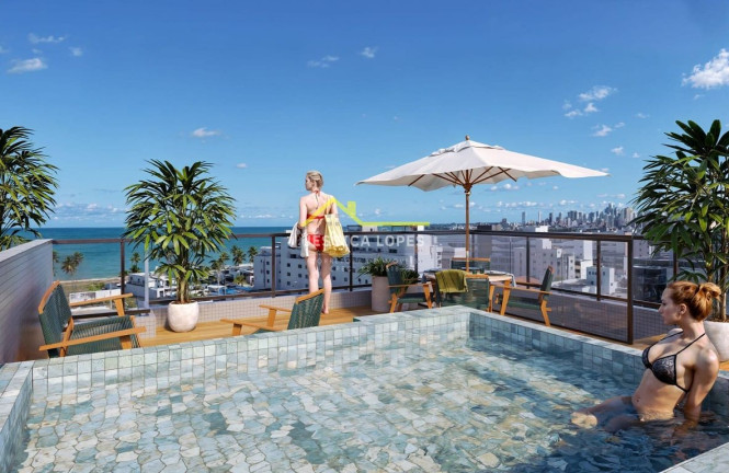 Imagem Apartamento com 1 Quarto à Venda, 27 m² em Jardim Oceania - João Pessoa Imagem Apartamento com 1 Quarto à Venda, 27 m² em Jardim Oceania - João Pessoa