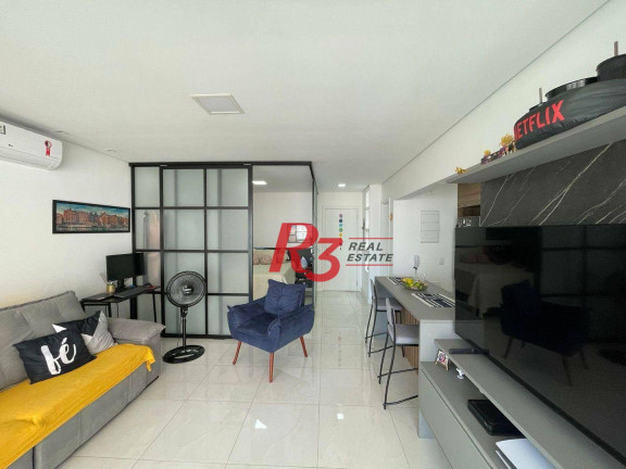 Imagem Apartamento com 1 Quarto à Venda, 53 m² em Ponta Da Praia - Santos