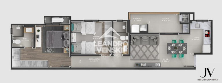 Imagem Apartamento com 2 Quartos à Venda, em Costa E Silva - Joinville Imagem Apartamento com 2 Quartos à Venda, em Costa E Silva - Joinville