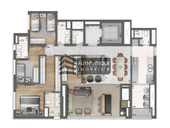 Apartamento com 4 Quartos à Venda, 190 m² em Perdizes - São Paulo