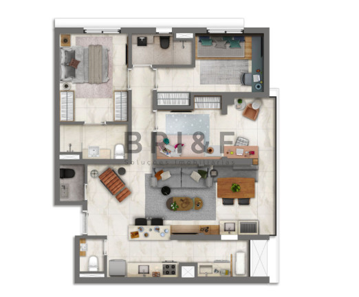 Imagem Apartamento com 3 Quartos à Venda, 99 m² em Brooklin - São Paulo Imagem Apartamento com 3 Quartos à Venda, 99 m² em Brooklin - São Paulo