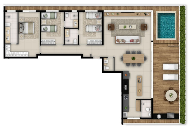Imagem Apartamento com 2 Quartos à Venda, 74 m² em Setor Marista - Goiânia Imagem Apartamento com 2 Quartos à Venda, 74 m² em Setor Marista - Goiânia